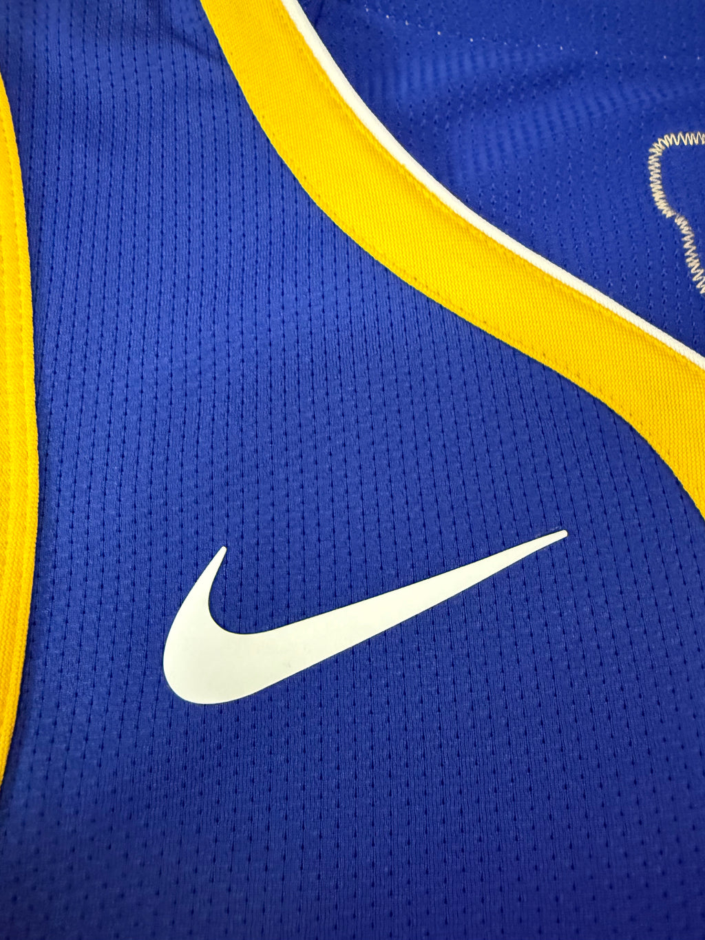Steph Curry Golden State Warriors Jersey #30 Nike VaporKnit Authentic Blue Size 52 (XL) NBA