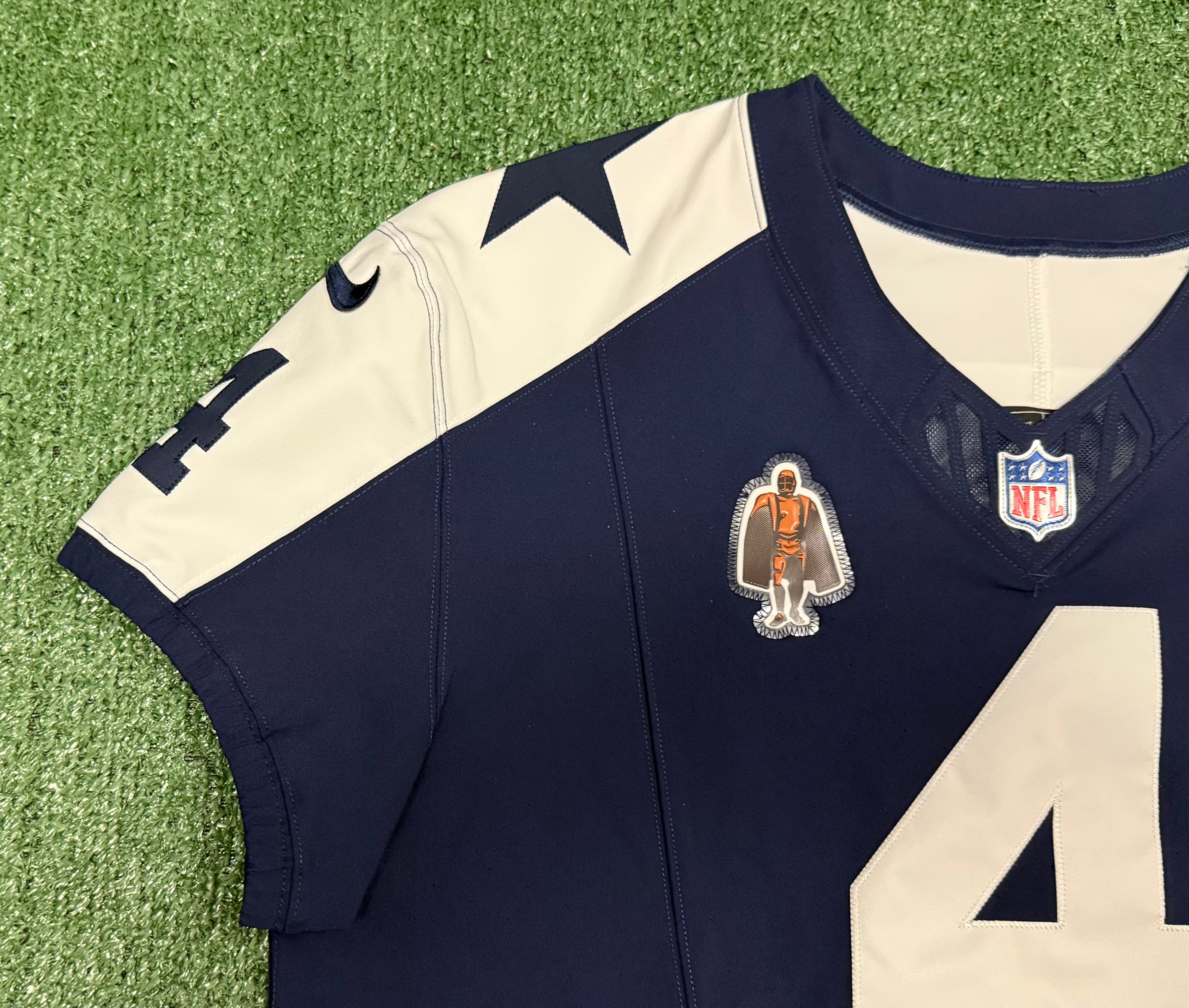 Dak Prescott Dallas Cowboys Jersey #4 Nike Vapor Fuse Elite Navy Size 48 (XL) NFL