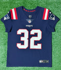 Devin McCourty New England Patriots Jersey #32 Nike Vapor Elite Blue Size 44 (Large) NFL