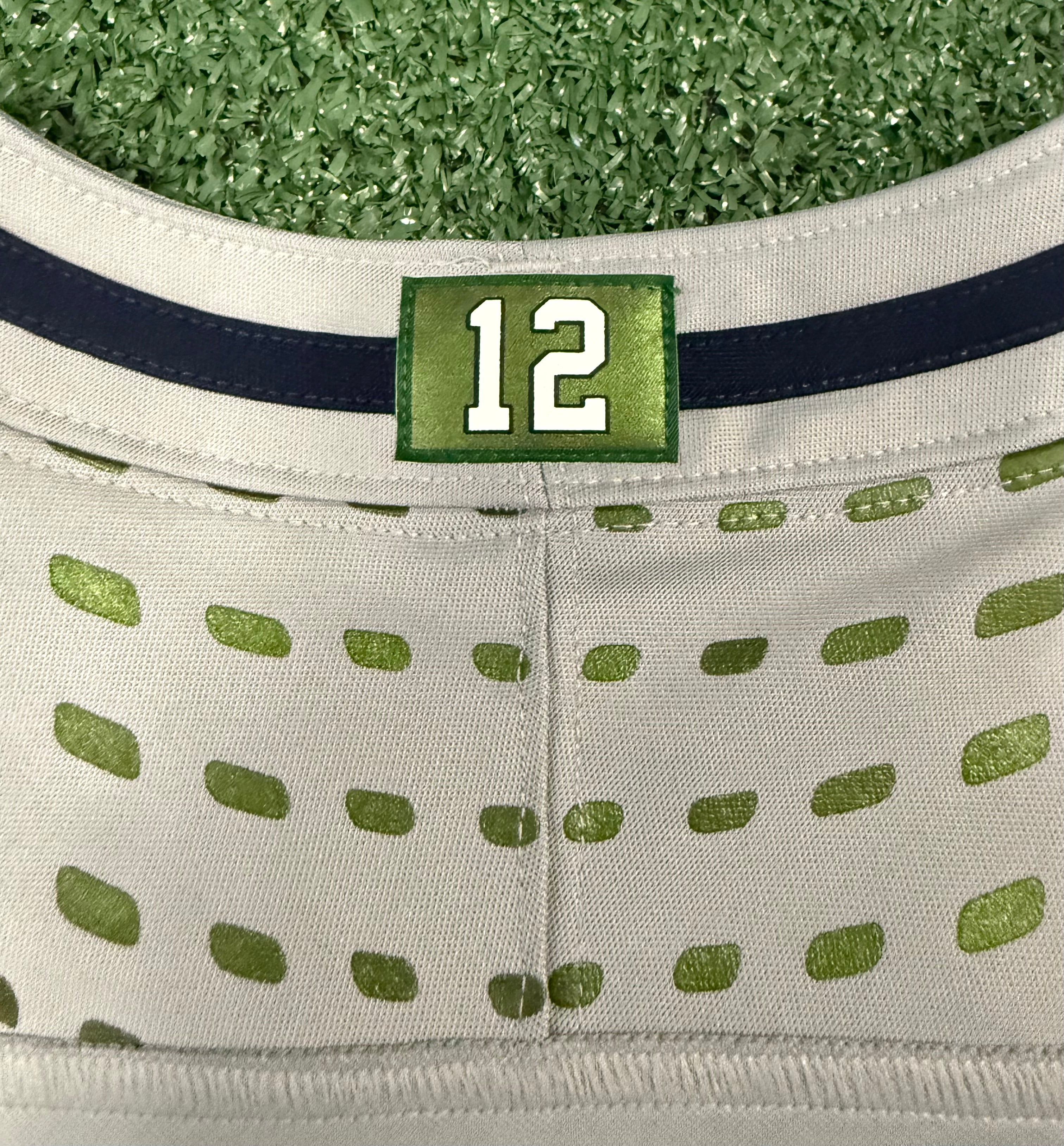 Jaxon Smith-Njigba Seattle Seahawks Jersey #11 Nike Vapor Fuse Limited Rivalry Gray Size (L) NFL