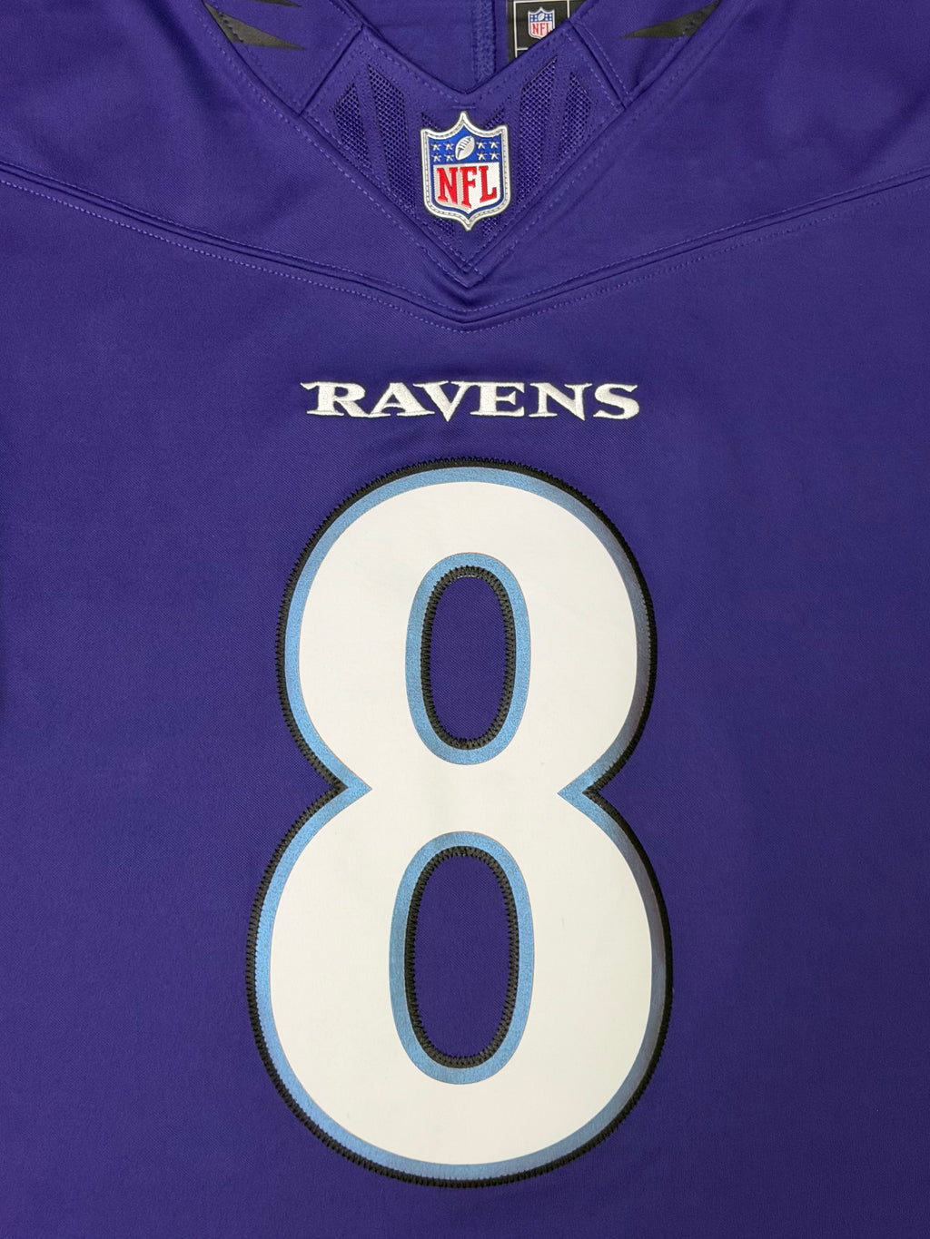 Lamar Jackson Baltimore Ravens Jersey #8 Nike Vapor FUSE Limited Purple Size (Large) NFL