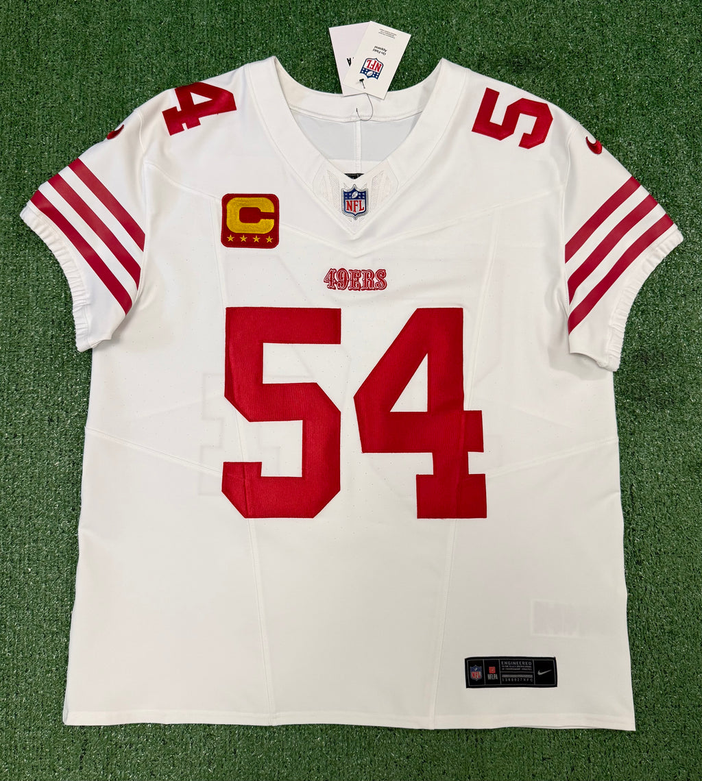 Fred Warner San Francisco 49ers
Jersey #54 Nike Vapor FUSE Elite White Size 48 (XL) NFL