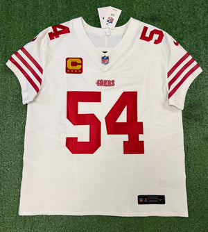 Fred Warner San Francisco 49ers
Jersey #54 Nike Vapor FUSE Elite White Size 48 (XL) NFL