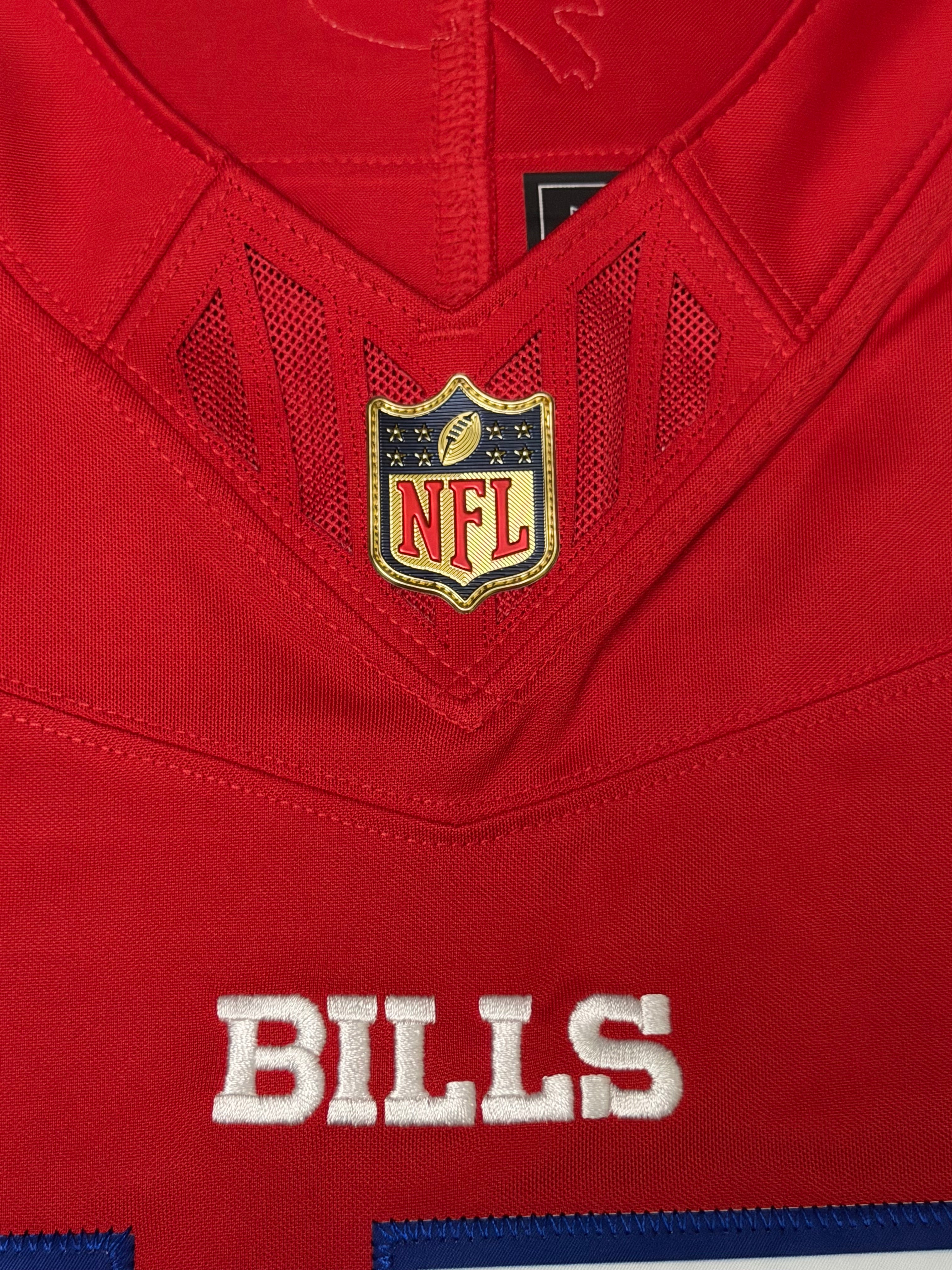 Josh Allen Buffalo Bills Jersey #17 Nike Vapor Fuse Limited Stitched Red Size (Medium) NFL