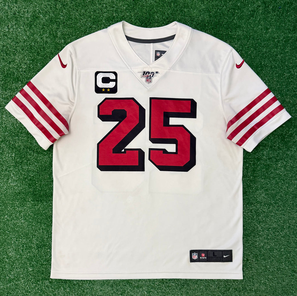 Richard Sherman San Francisco 49ers Jersey #25 Nike Vapor Limited White Size (Large) NFL