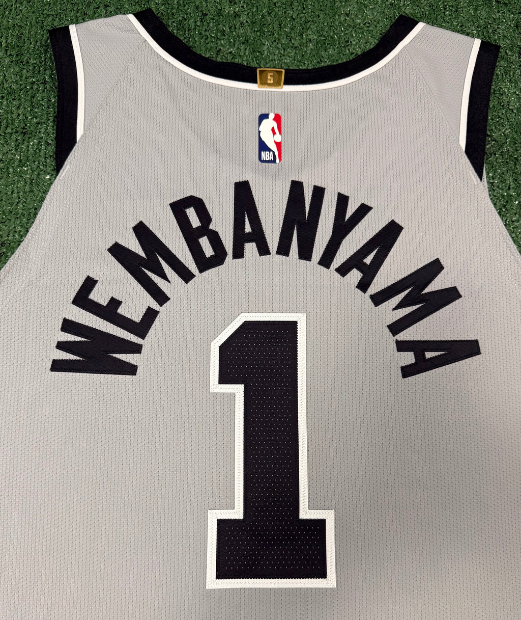 Victor Wembanyama San Antonio Spurs Jersey #1 Nike ADV Authentic Gray Size 52 (XL) NBA