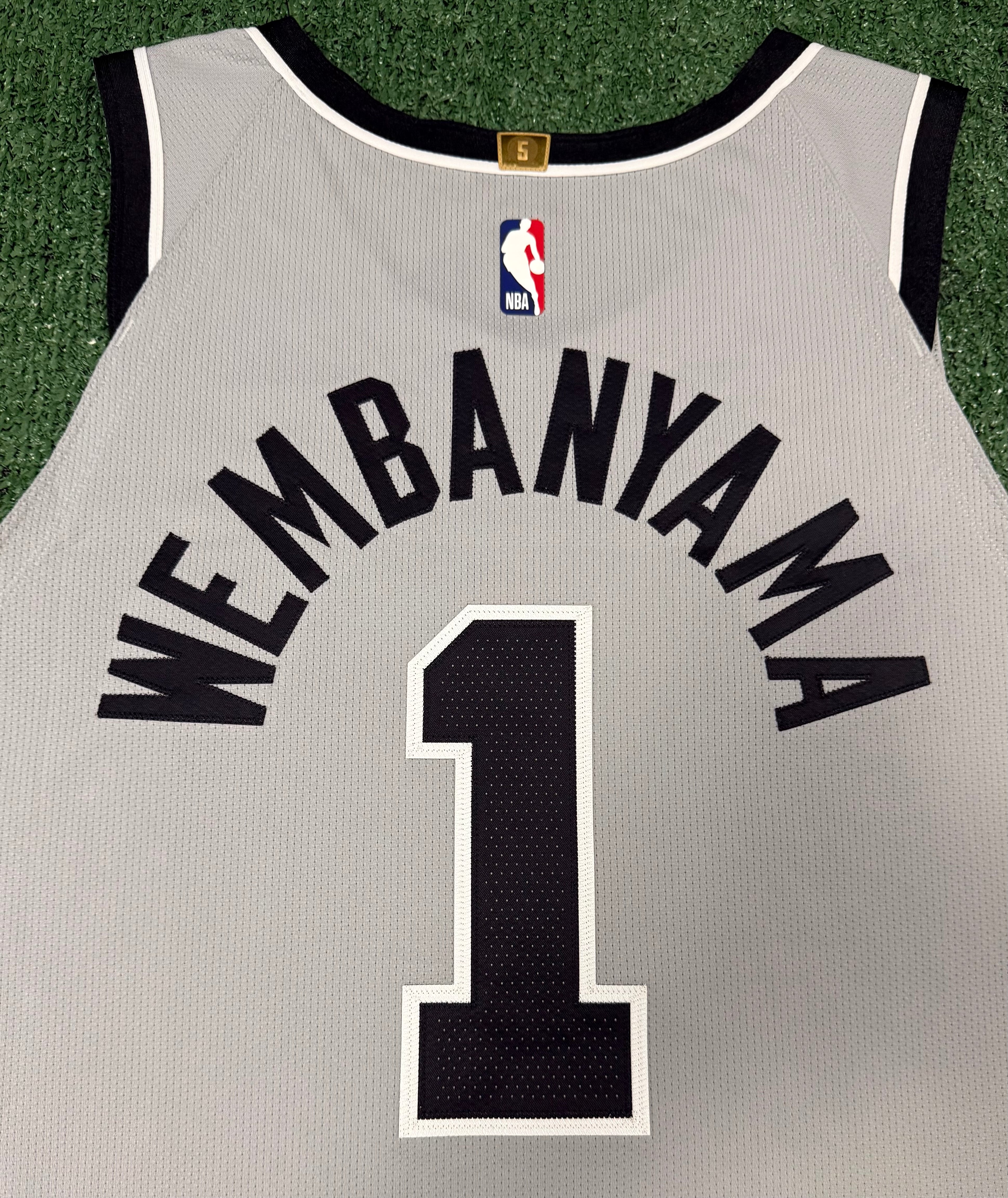 Victor Wembanyama San Antonio Spurs Jersey #1 Nike ADV Authentic Gray Size 52 (XL) NBA