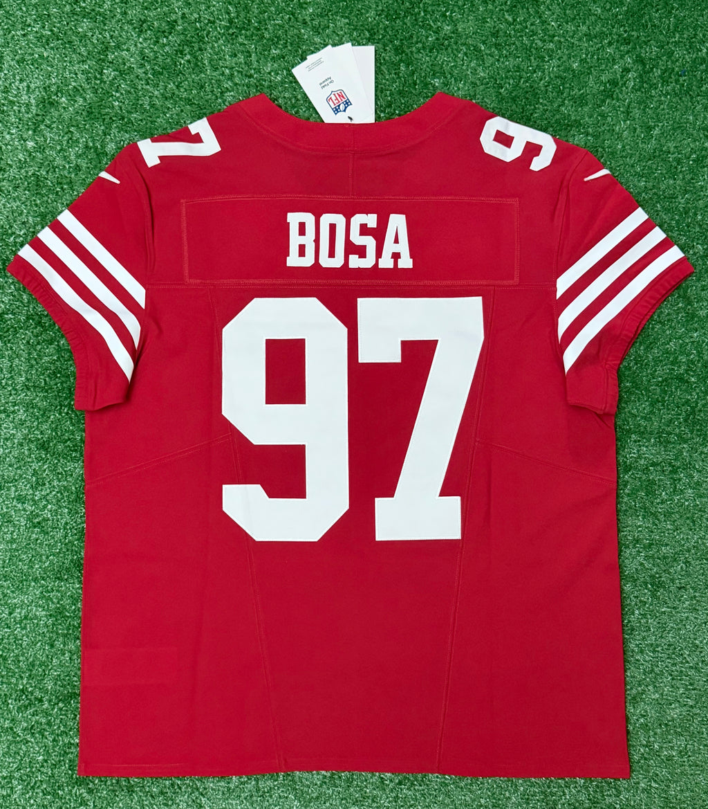 Nick Bosa San Francisco 49ers Jersey #97 Nike Vapor FUSE Elite Red Size 48 (XL) NFL