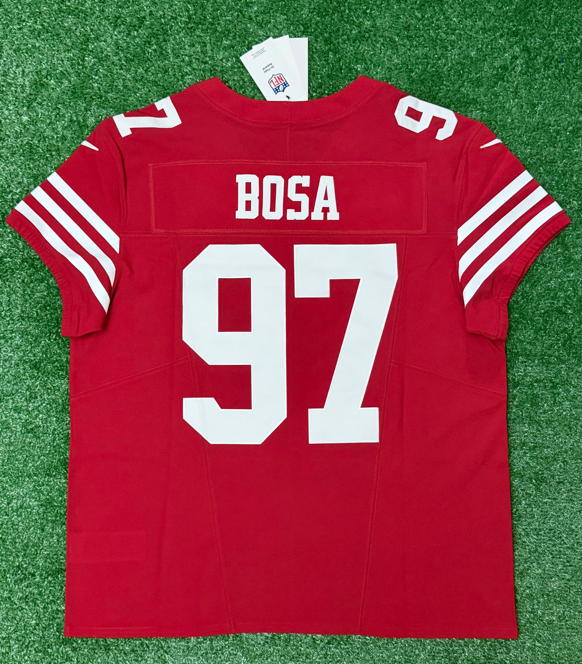 Nick Bosa San Francisco 49ers Jersey #97 Nike Vapor FUSE Elite Red Size 48 (XL) NFL