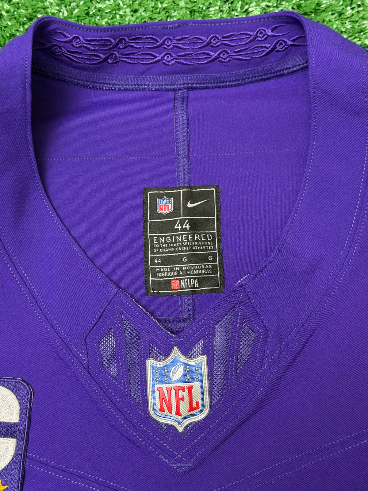 Justin Jefferson Minnesota Vikings Jersey #18 Nike Vapor FUSE Elite Purple Size 44 (Large) NFL