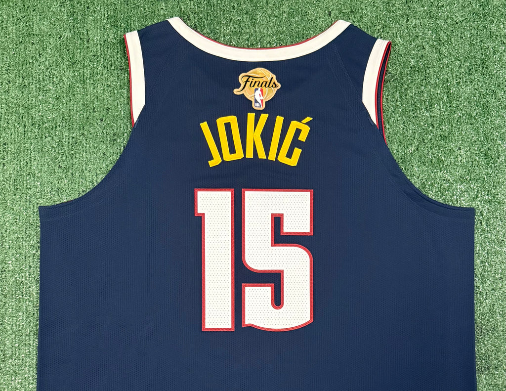 Nikola Jokic Denver Nuggets Jersey #15 Nike ADV Authentic Navy Size 52 (XL) NBA