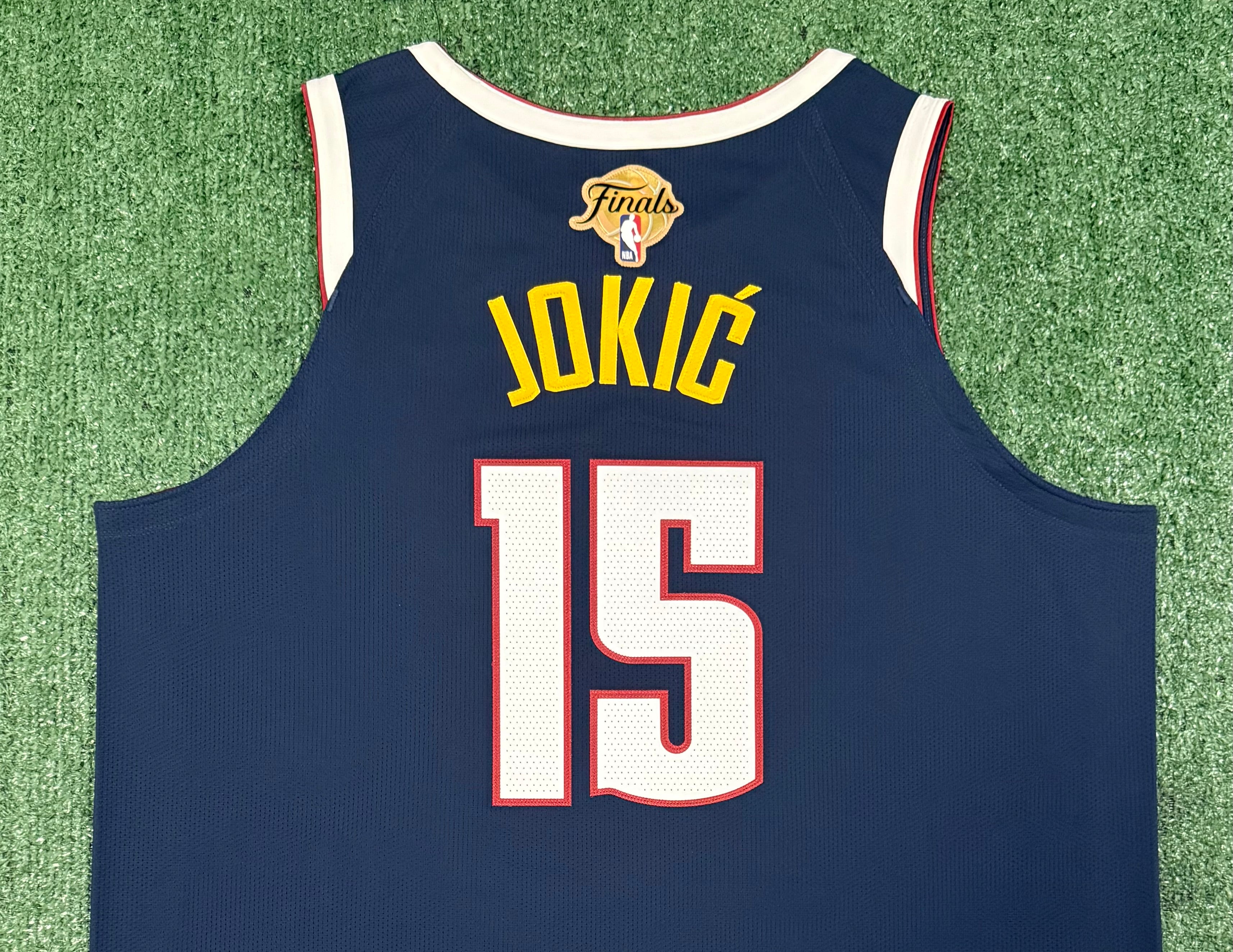 Nikola Jokic Denver Nuggets Jersey #15 Nike ADV Authentic Navy Size 52 (XL) NBA