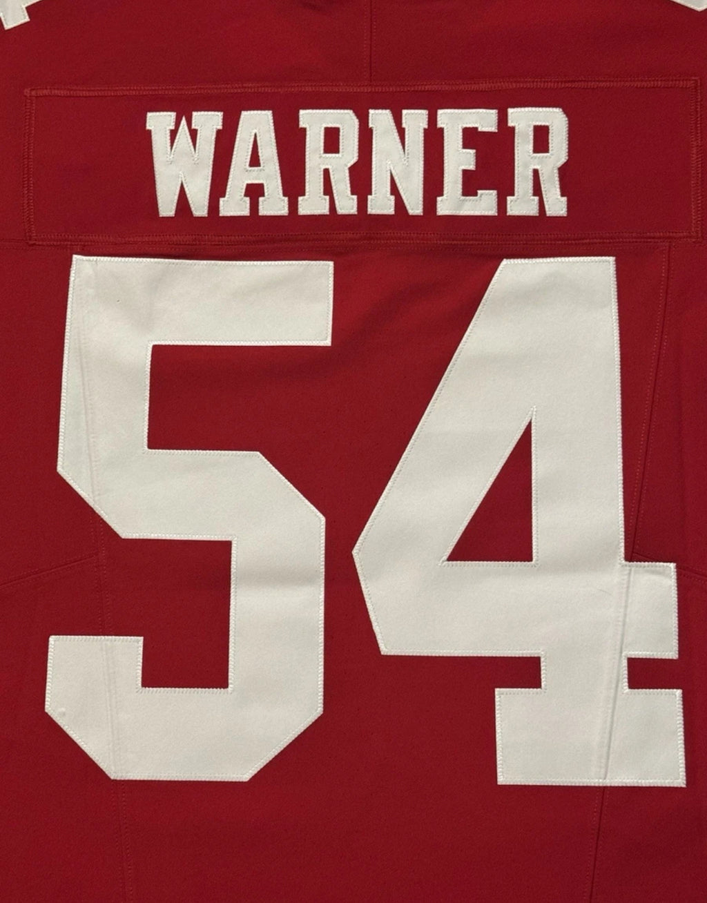 Fred Warner San Francisco 49ers Jersey #54 Nike Vapor FUSE Elite Red Size 48 (XL) NFL