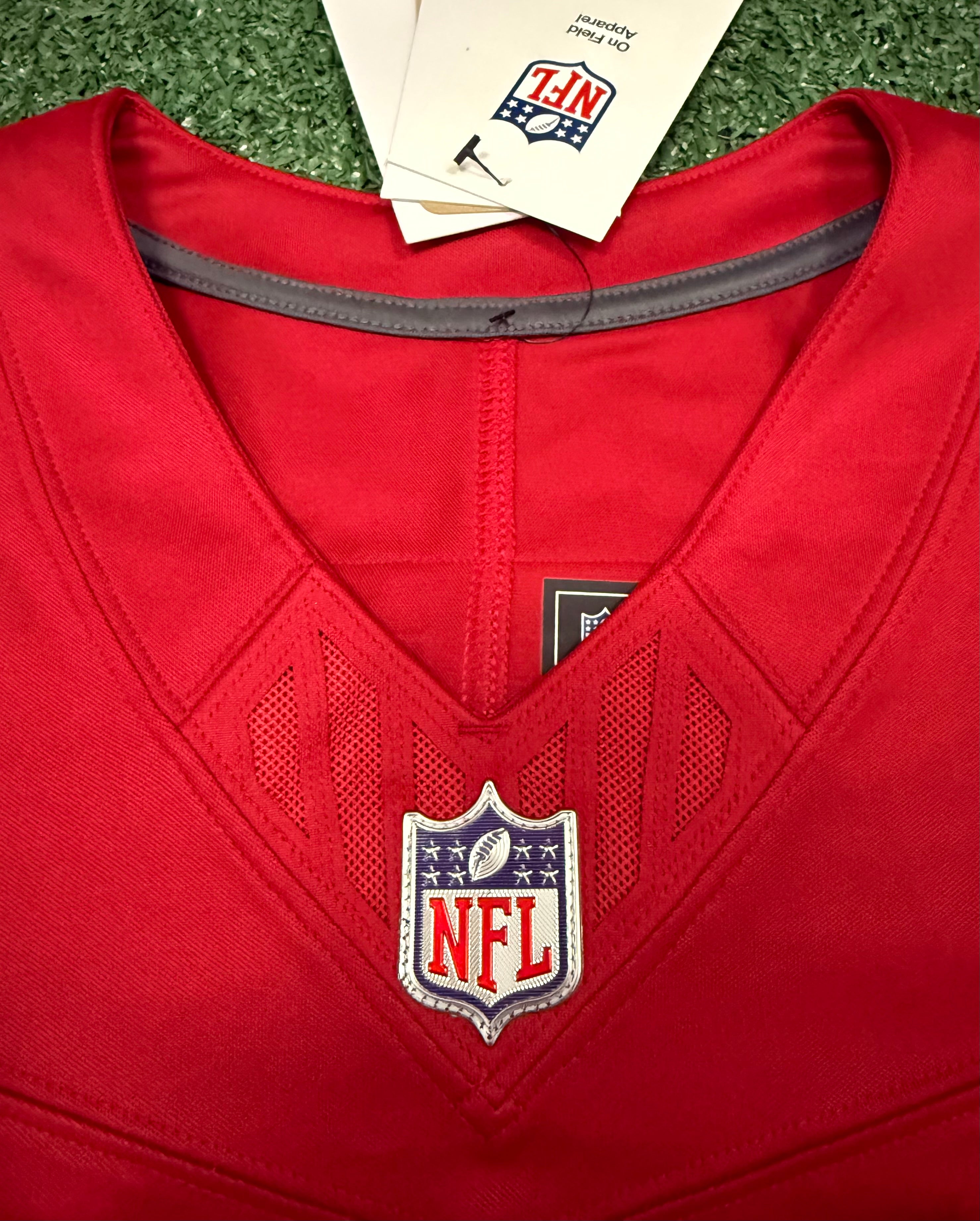 Fred Warner San Francisco 49ers Jersey #54 Nike Vapor Fuse Limited Stitched Red Size (Large) NFL
