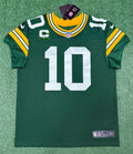 Jordan Love Green Bay Packers Jersey #10 Nike Vapor Elite Green Size 44 (Large) NFL