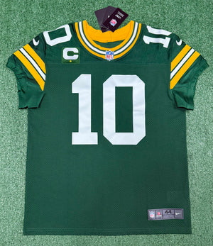 Jordan Love Green Bay Packers Jersey #10 Nike Vapor Elite Green Size 44 (Large) NFL