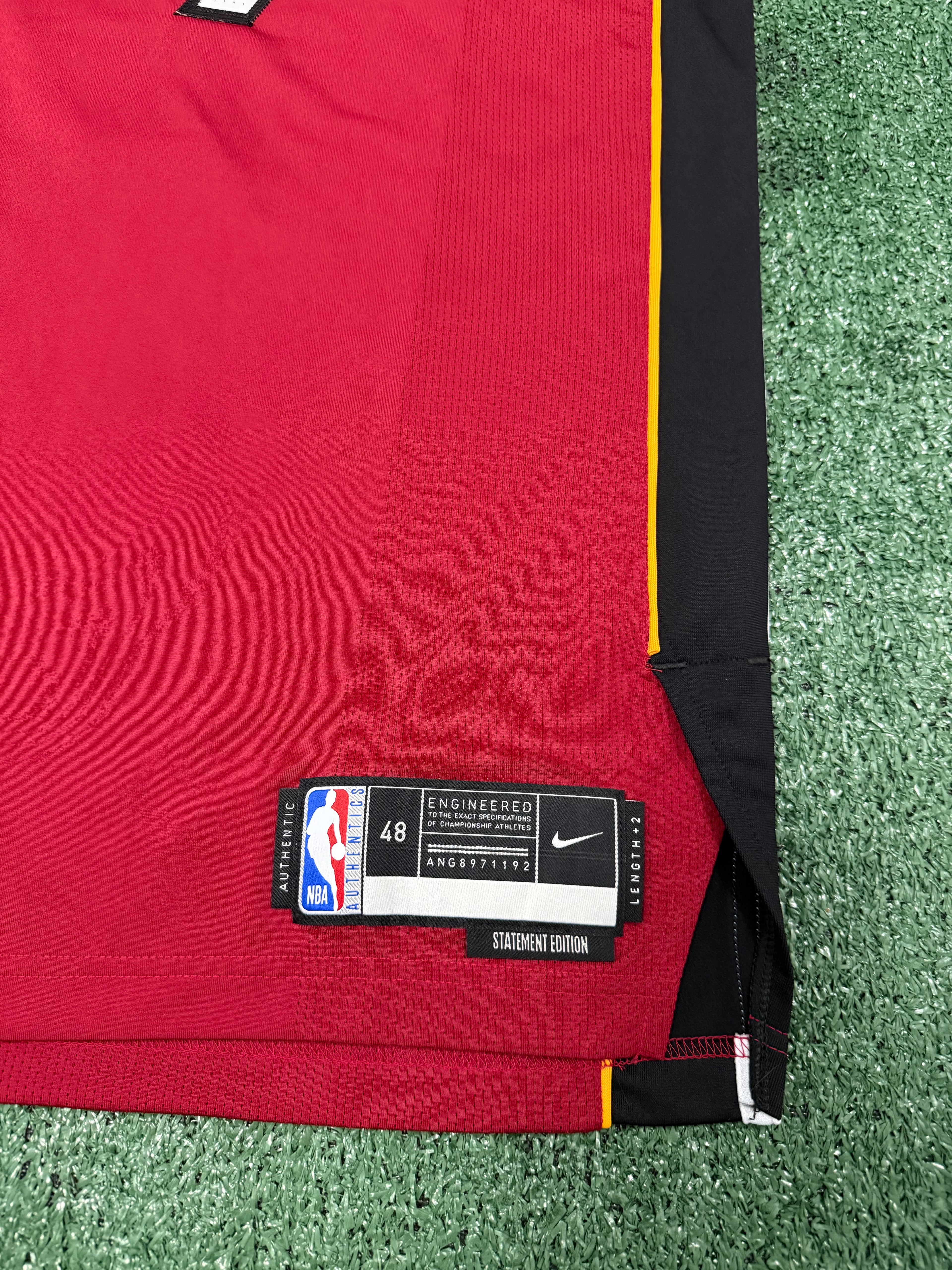Giannis Antetokounmpo Miami Heat Jersey #7 Nike ADV Authentic Red Size 48 (Large) NBA