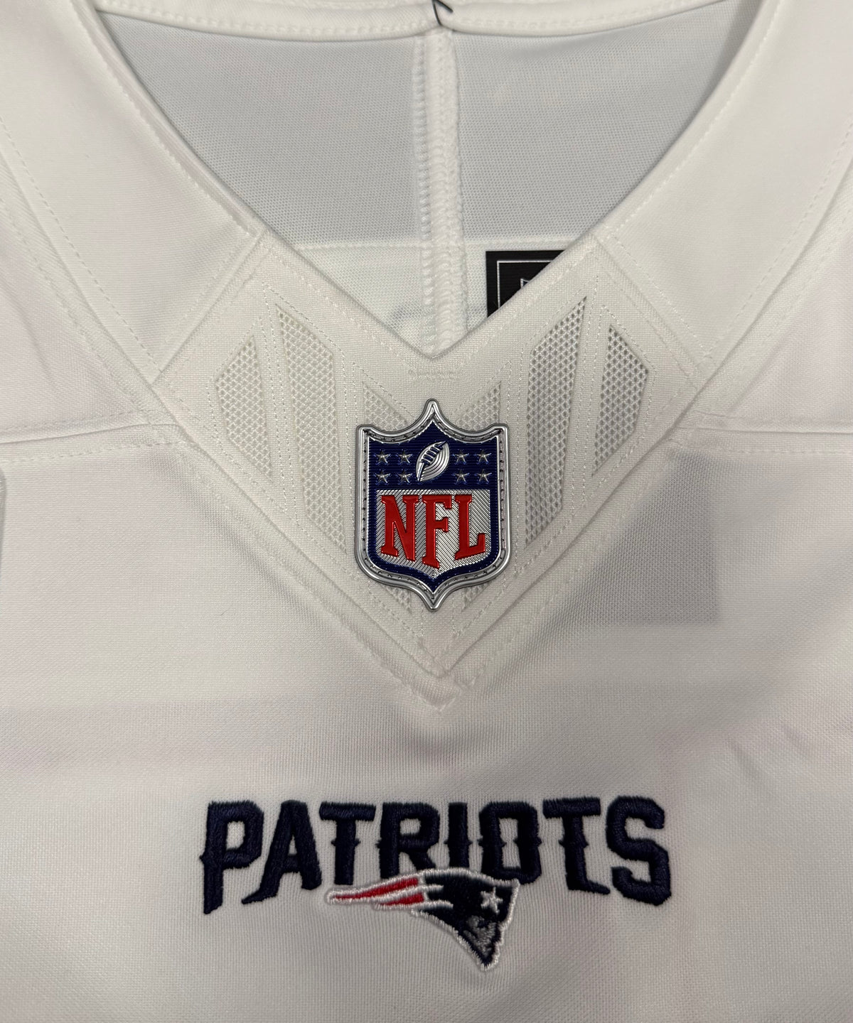 Drake Maye New England Patriots Jersey #10 Nike Vapor Fuse Limited White Size (Medium) NFL