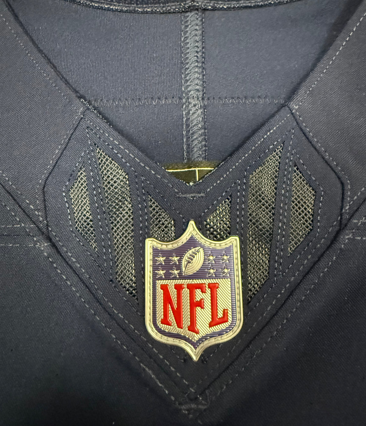 Drake Maye New England Patriots Jersey #10 Nike Vapor Fuse Elite Blue Size 48 (XL) NFL
