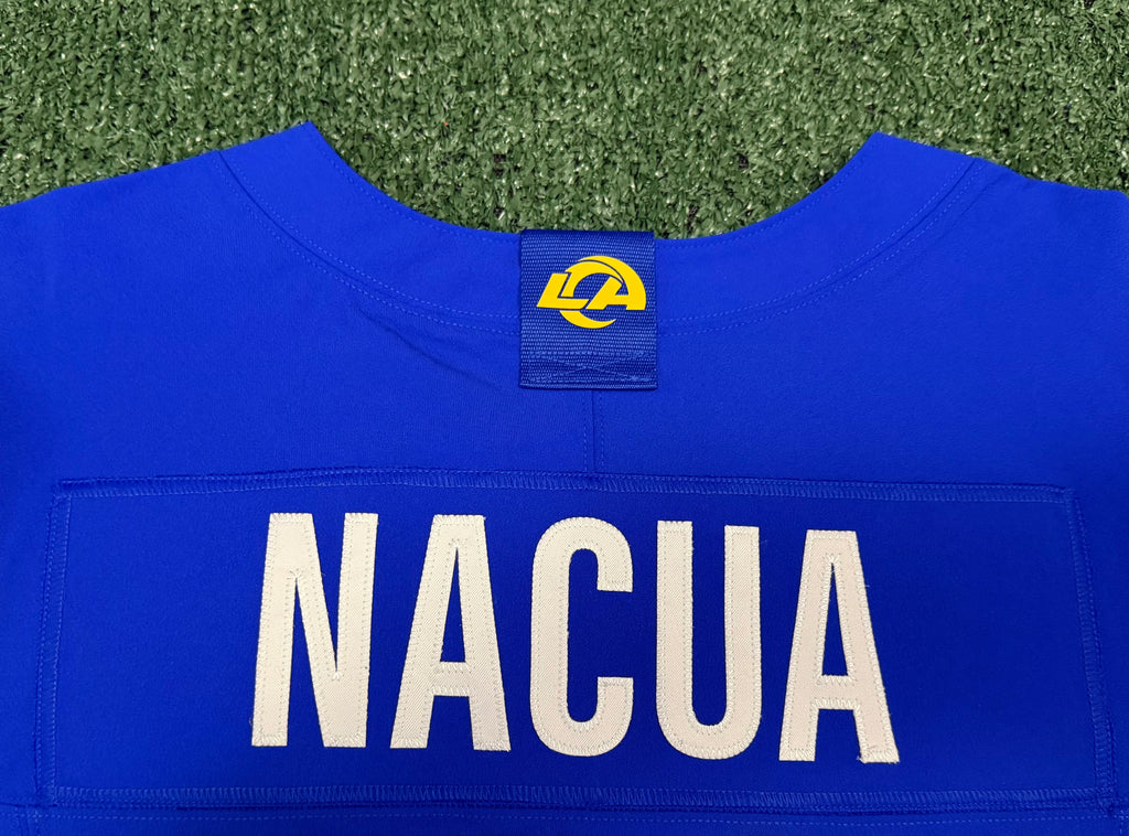 Puka Nacua Los Angeles Rams
Jersey #12 Nike Vapor FUSE Elite blue Size 44 (Large) NFL