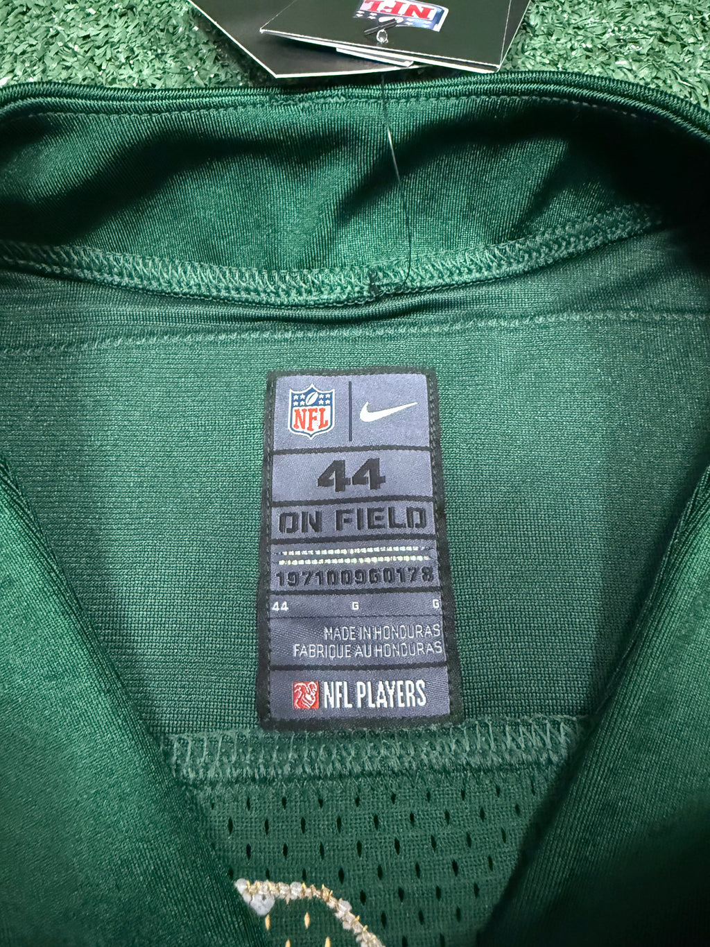 Aaron Rodgers Green Bay Packers Jersey #12 Nike Vapor Elite Green Size 44 (Large) NFL
