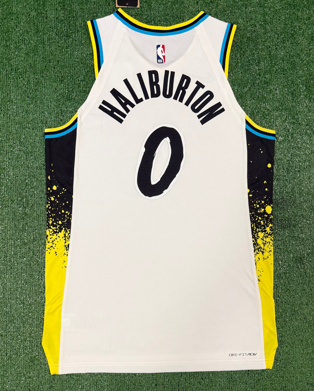Tyrese Haliburton Indiana Pacers Jersey #0 Nike ADV Authentic White Size 44 (M) NBA