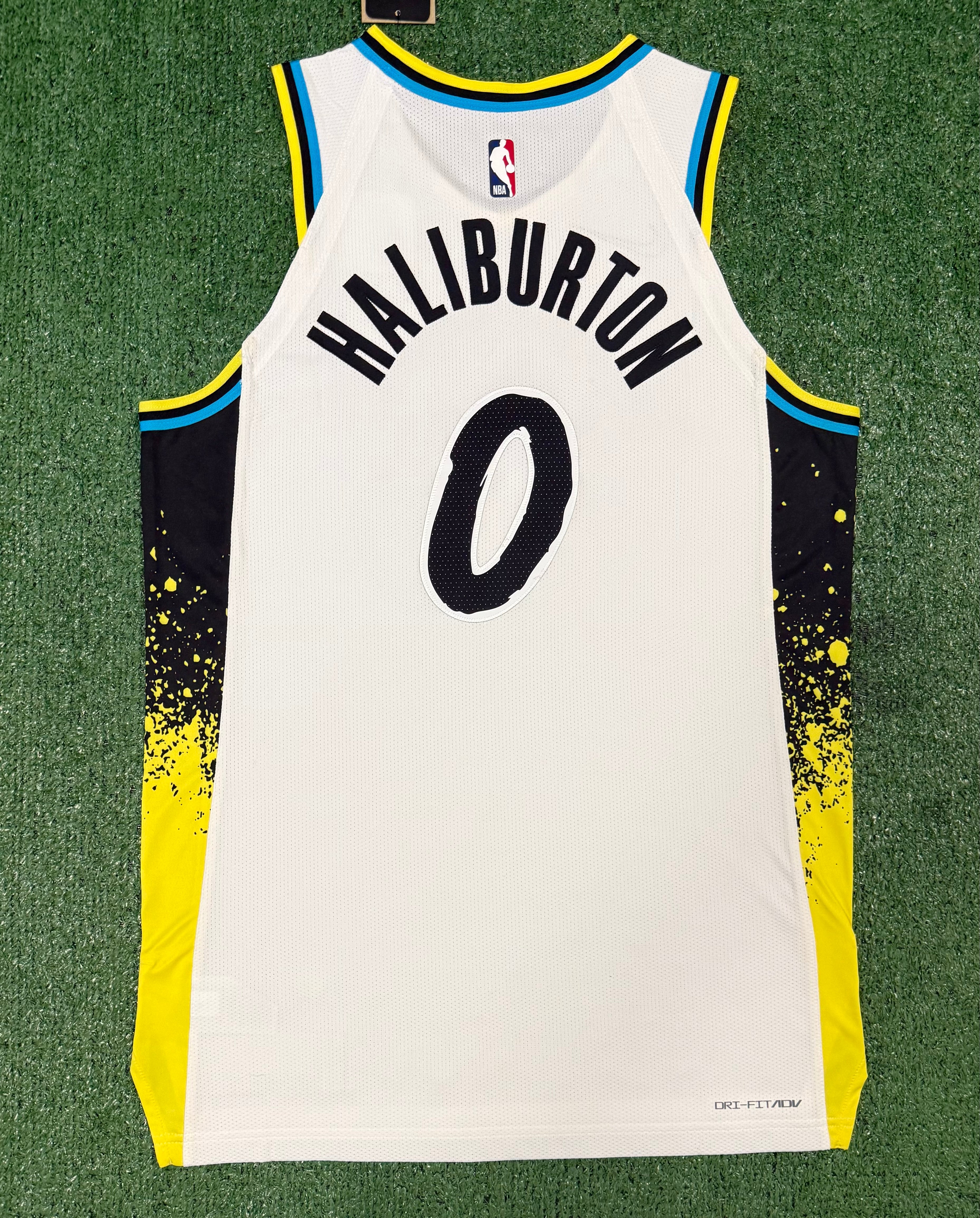 Tyrese Haliburton Indiana Pacers Jersey #0 Nike ADV Authentic White Size 44 (M) NBA