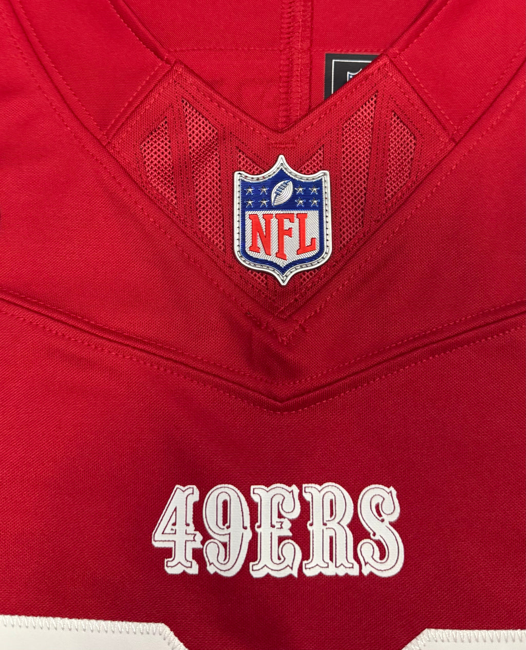 Christian McCaffrey San Francisco 49ers Jersey #23 Nike Vapor Fuse Limited Stitched Red Size (Large) NFL