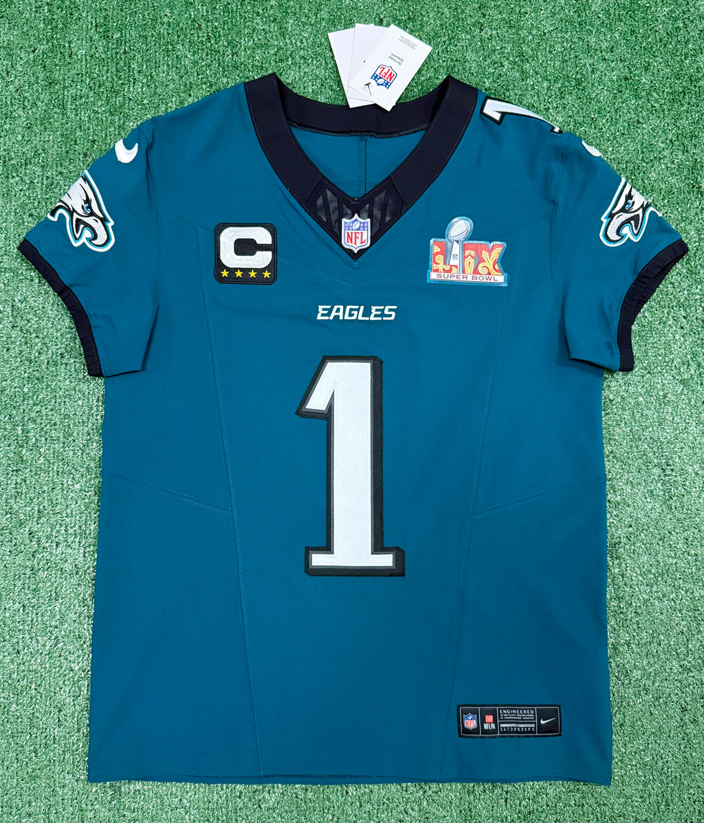 Jalen Hurts Philadelphia Eagles Jersey #1 Nike Vapor FUSE Elite Green size 40 (Medium) NFL