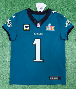 Jalen Hurts Philadelphia Eagles Jersey #1 Nike Vapor FUSE Elite Green size 40 (Medium) NFL