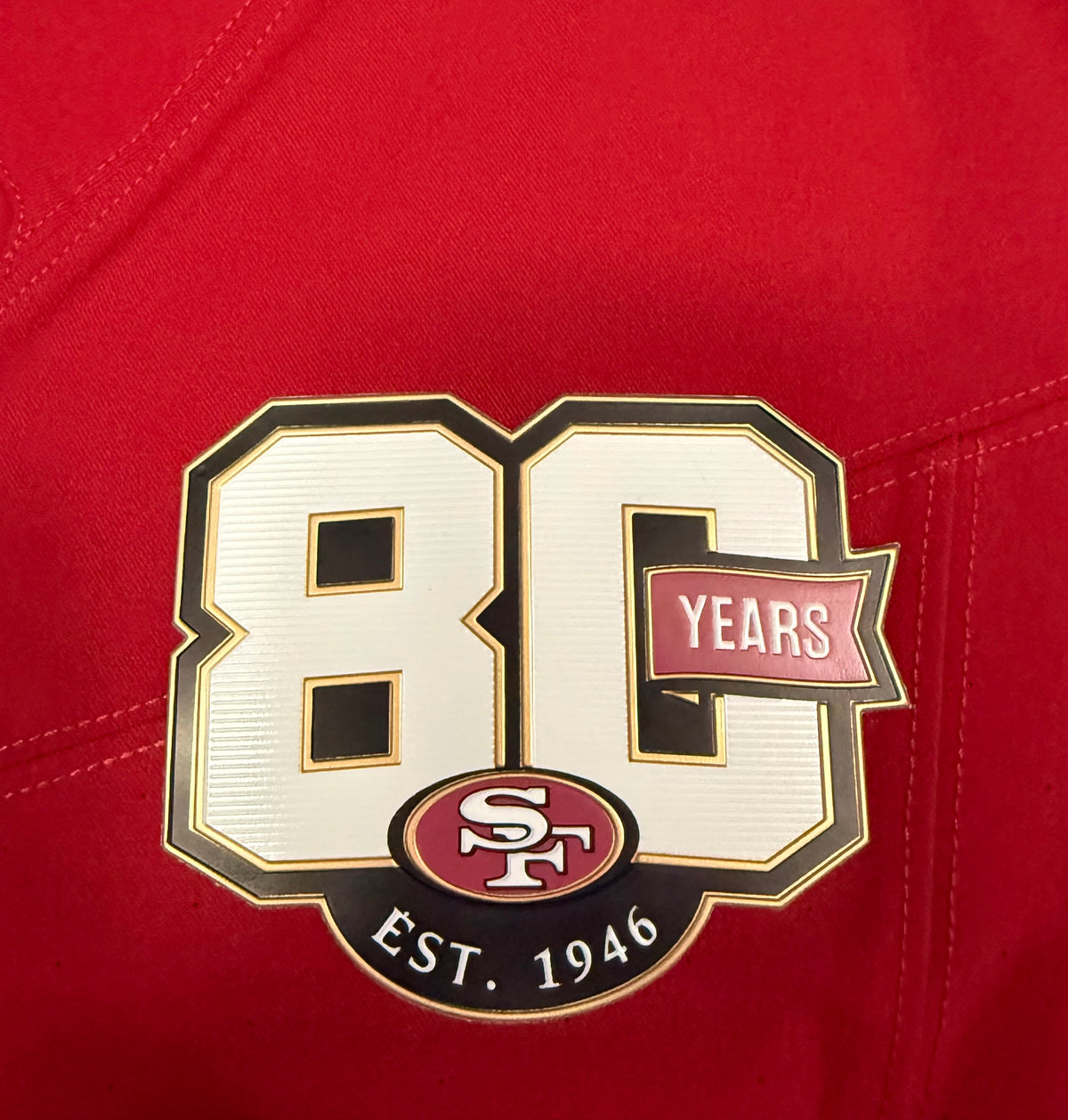 Brock Purdy San Francisco 49ers Jersey #13 Nike Vapor FUSE Elite Red Size 40 (Medium) NFL