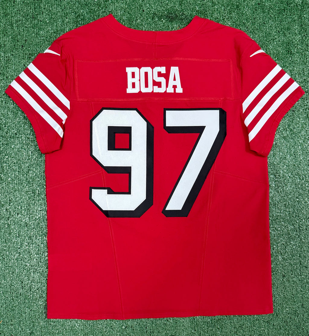 Nick Bosa San Francisco 49ers
Jersey #97 Nike Vapor FUSE Elite red Size 44 (Large) NFL