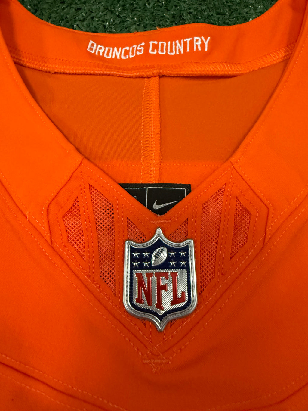 Pat Surtain II Denver Broncos Jersey #2 Nike Vapor Fuse Elite Orange Size 40 (M) NFL