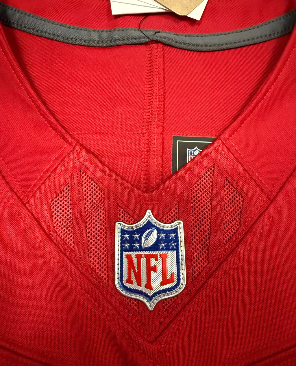 Christian McCaffrey San Francisco 49ers Jersey #23 Nike Vapor Fuse Limited Stitched Red Size (Large) NFL