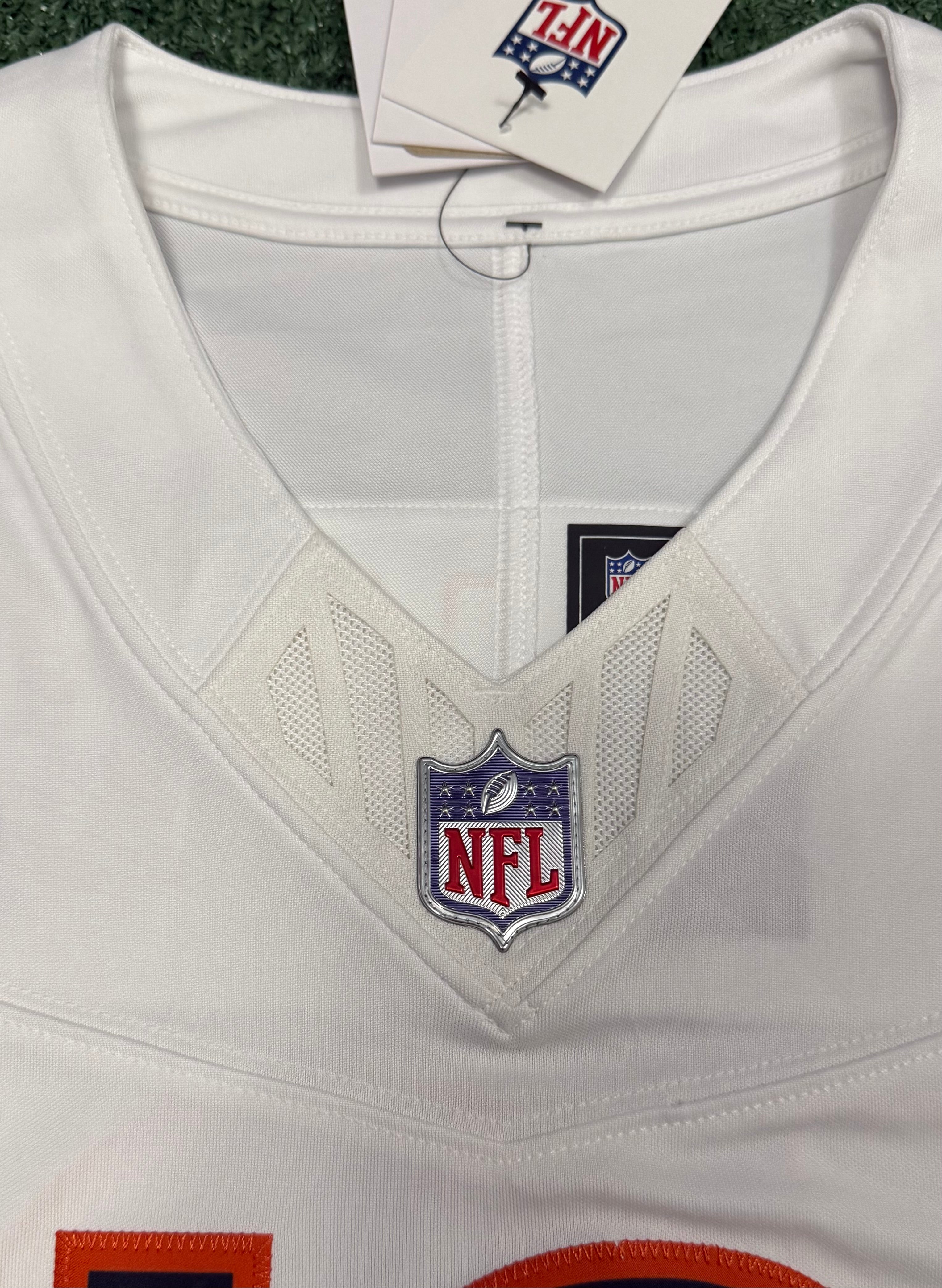 Caleb Williams Chicago Bears Jersey #18 Nike Vapor FUSE Stitched Limited White Size (Medium) NFL