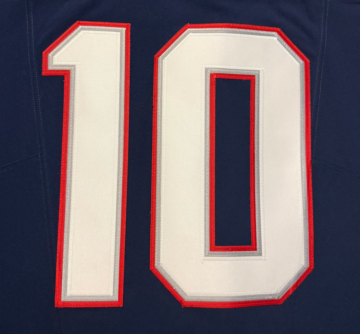 Drake Maye New England Patriots Jersey #10 Nike Vapor Fuse Elite Blue Size 48 (XL) NFL