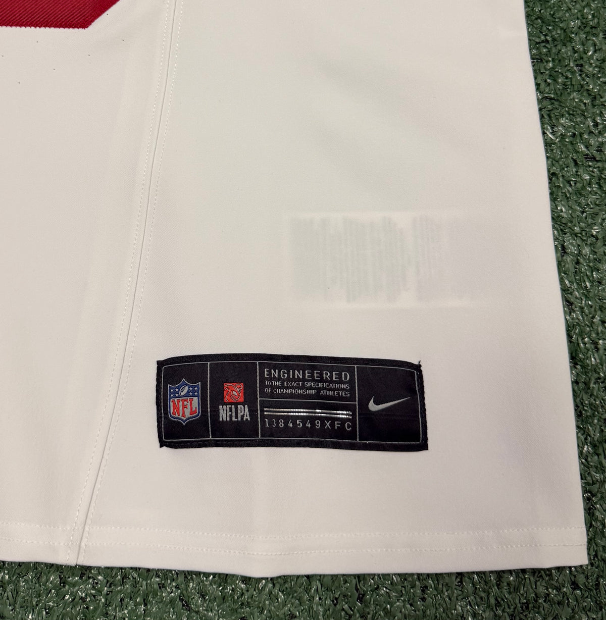 Brock Purdy San Francisco 49ers Jersey #13 Nike Vapor FUSE Elite White Size 44 (Large) NFL