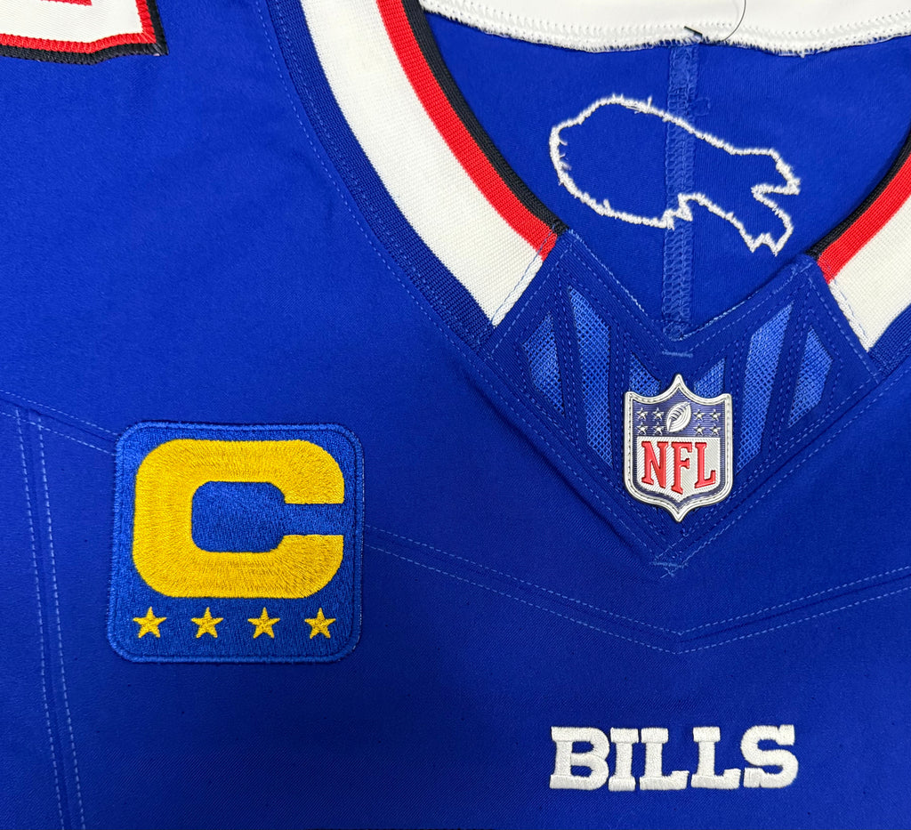 Josh Allen Buffalo Bills Jersey #17 Nike Vapor Fuse Elite Blue Size 44 (L) NFL