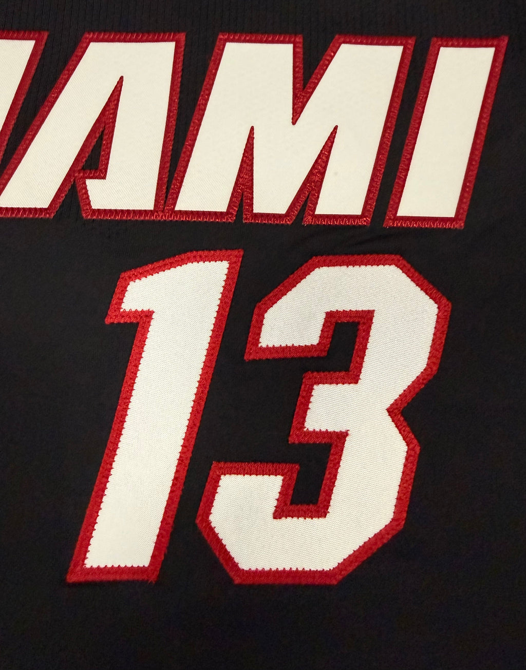 Bam Adebayo Miami Heat Bubble Jersey #13 Nike Vaporknit Authentic Black Size 48 (Large) NBA