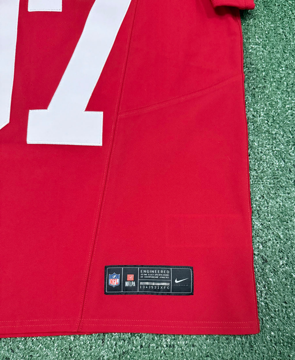 Nick Bosa San Francisco 49ers Jersey #97 Nike Vapor FUSE Elite Red Size 44 (Large) NFL