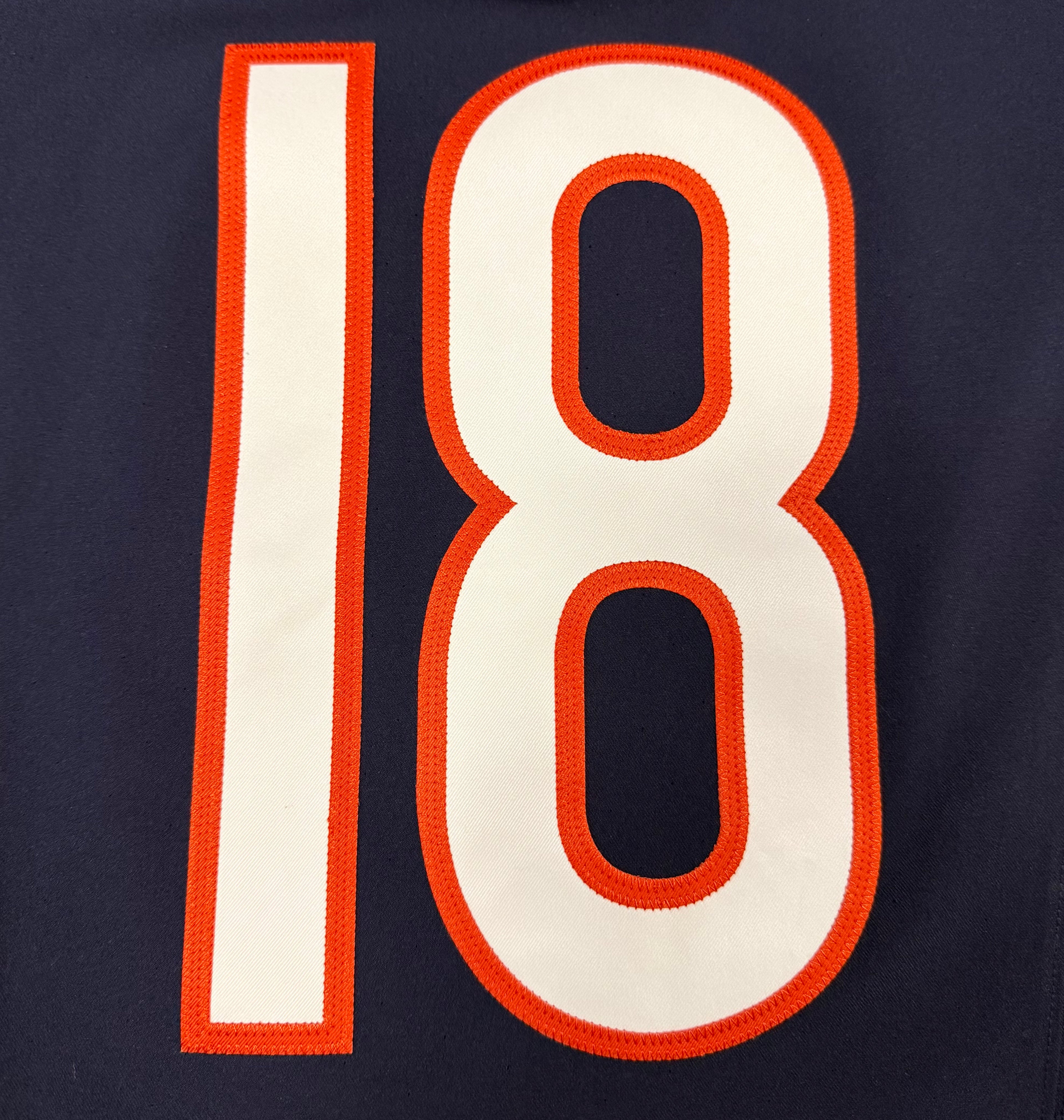 Caleb Williams Chicago Bears Jersey #18 Nike Vapor FUSE Elite Navy Size 48 (XL) NFL