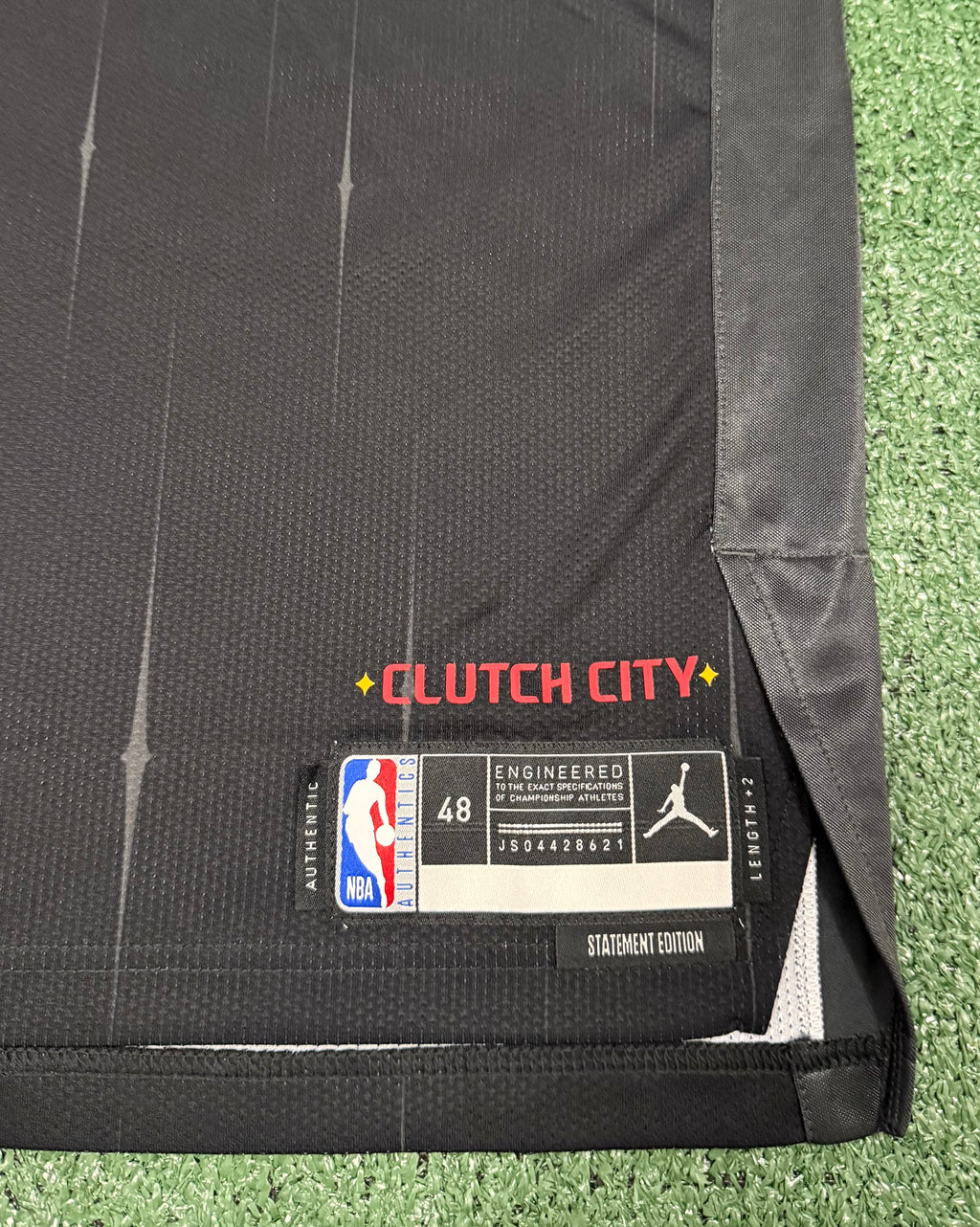 Kevin Durant Houston Rockets Jersey #7 Nike ADV Authentic Black Size 48 (Large) NBA
