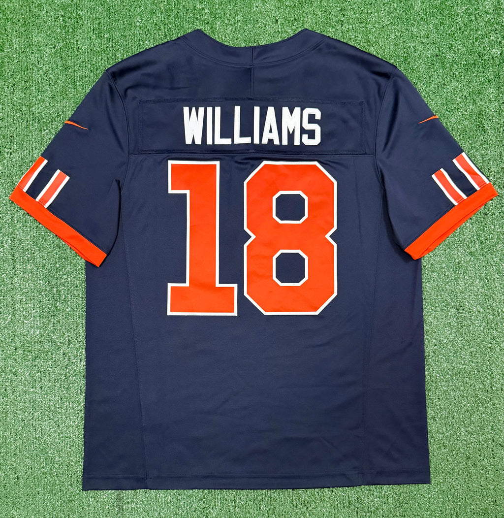 Caleb Williams Chicago Bears Jersey #18 Nike FUSE Rivalry Navy Size (Large) NFL
