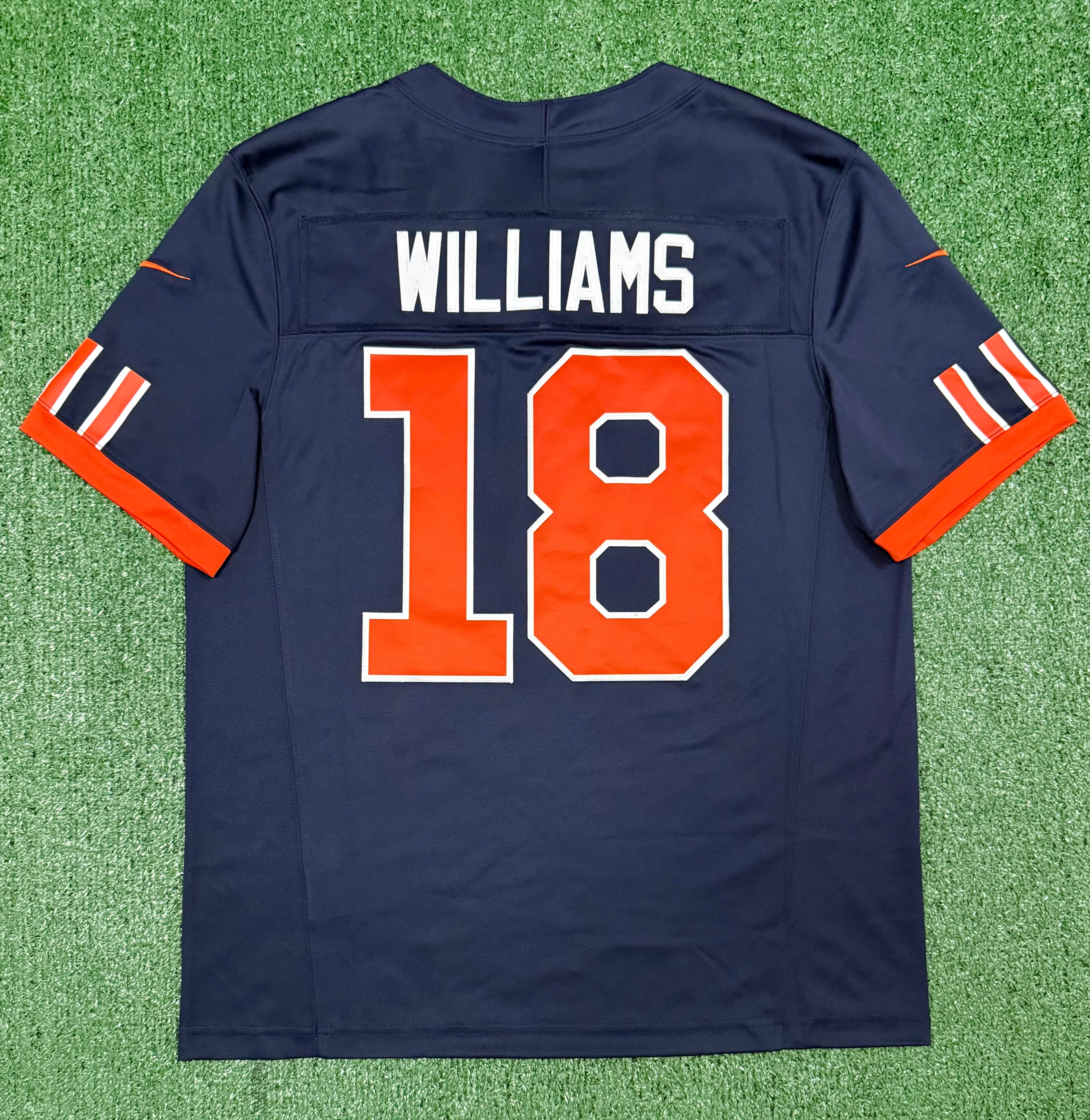 Caleb Williams Chicago Bears Jersey #18 Nike FUSE Rivalry Navy Size (Large) NFL