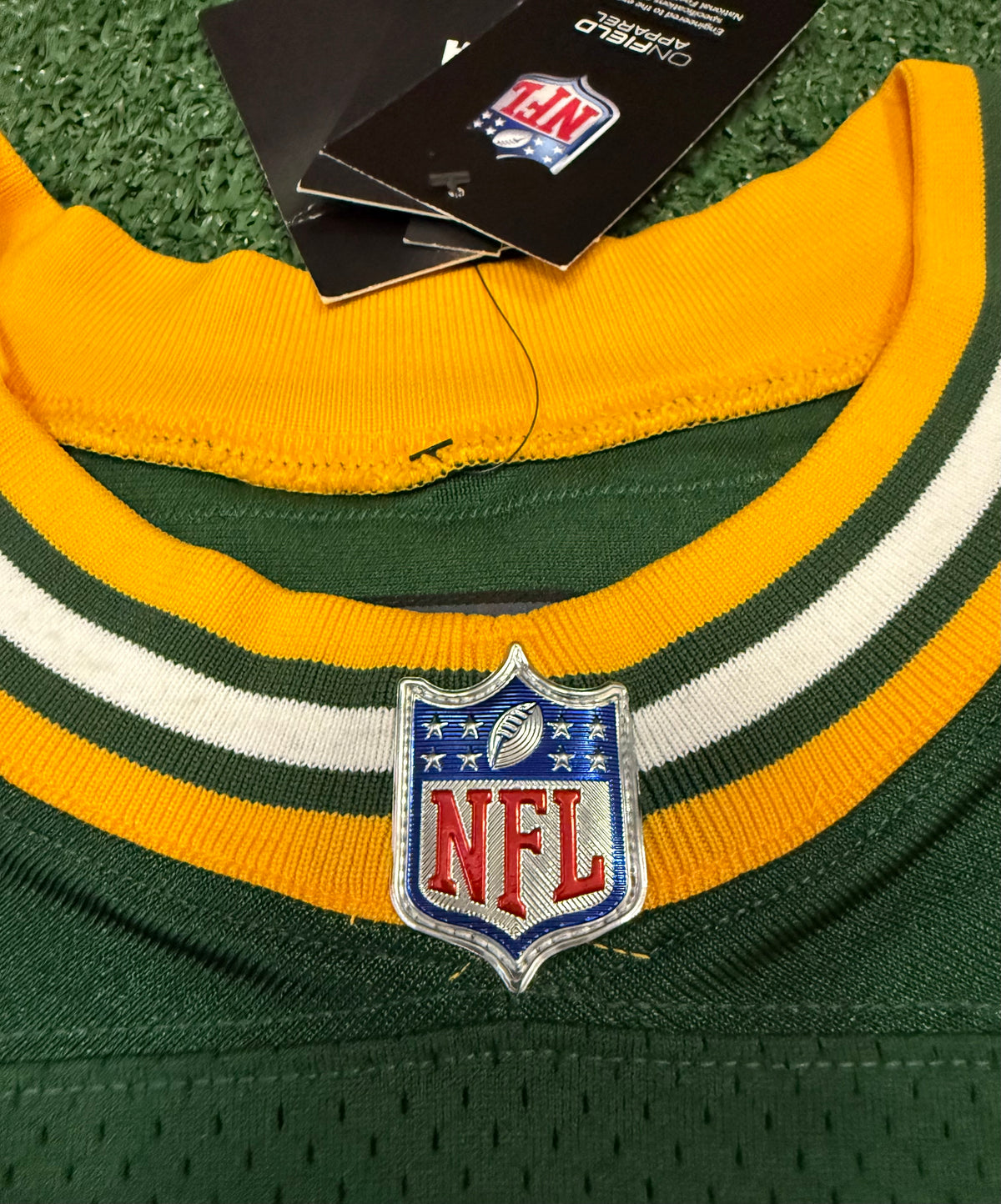 Jordan Love Green Bay Packers Jersey #10 Nike Vapor Elite Green Size 44 (Large) NFL