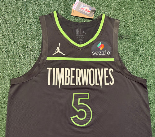Anthony Edwards Minnesota Timberwolves Jersey #5 Nike ADV Authentic Gray Size 48 (L) NBA