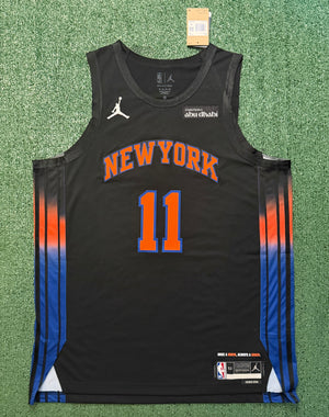 Jalen Brunson New York Knicks Jersey #11 Nike ADV Authentic Black Size 52 (XL) NBA
