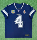 Dak Prescott Dallas Cowboys Jersey #4 Nike Vapor Fuse Elite Navy Size 44 (Large) NFL