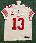Brock Purdy San Francisco 49ers Jersey #13 Nike Vapor FUSE Elite White Size 44 (Large) NFL