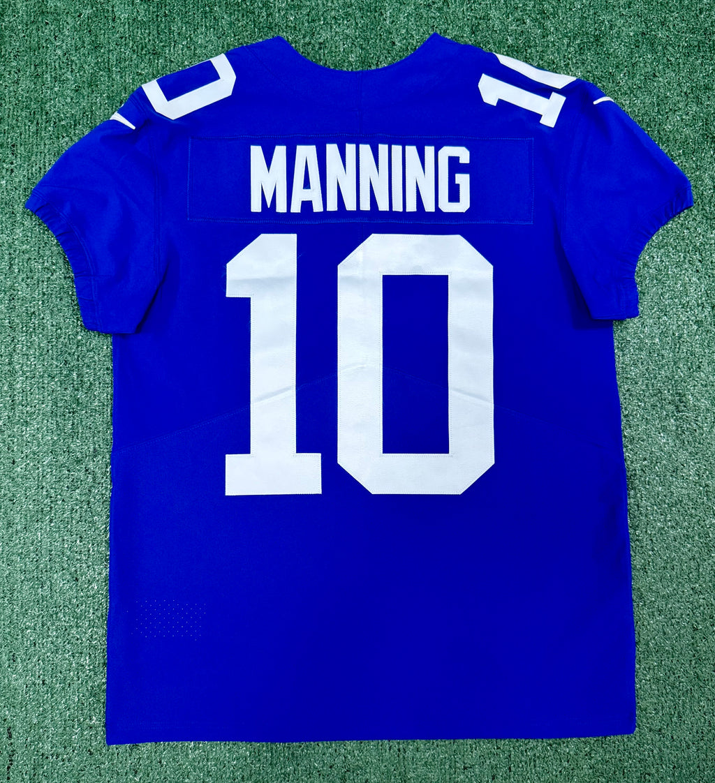 Eli Manning New York Giants Jersey #10 Nike Vapor Elite Blue Size 44 (Large) NFL